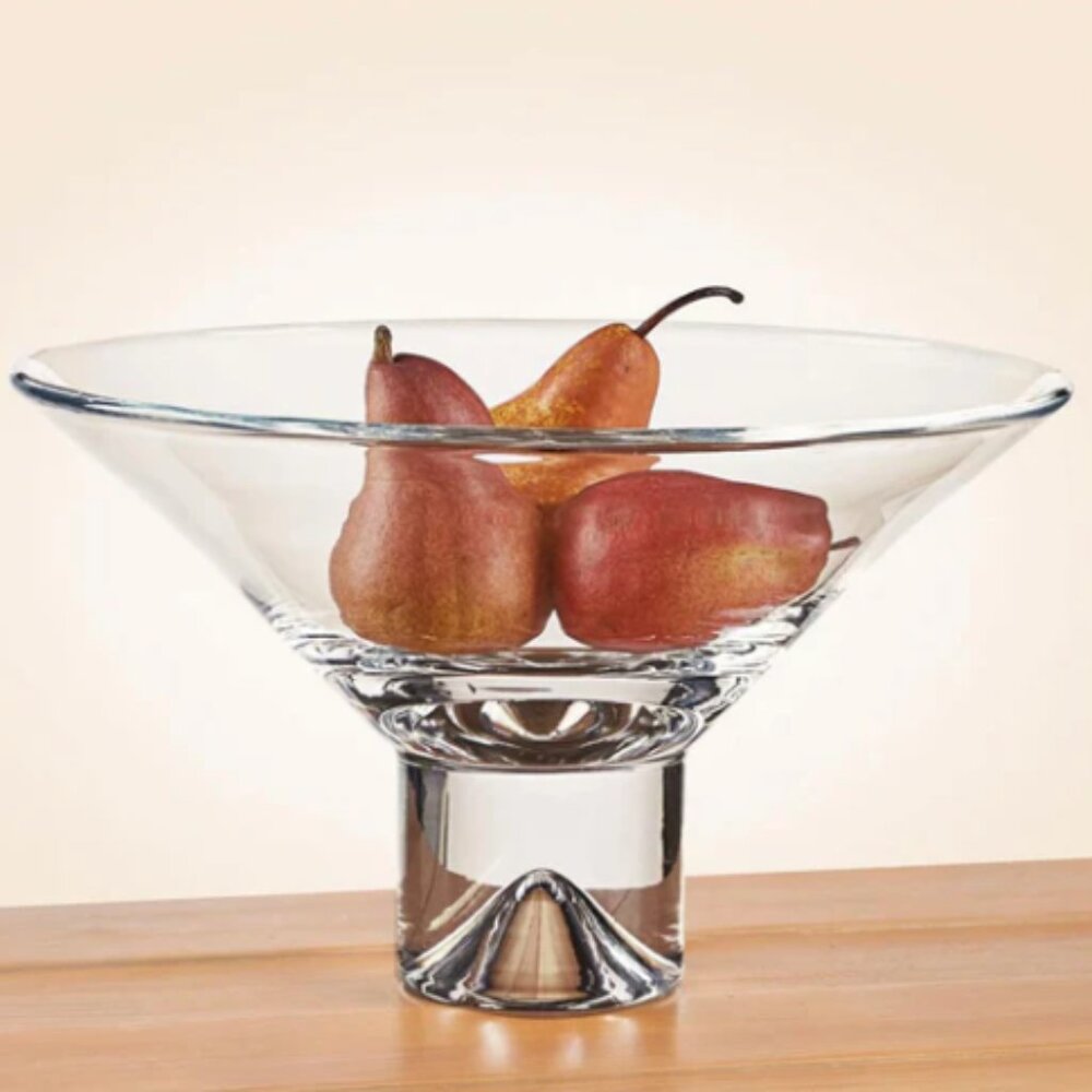NIB Badash Blown Glass Centerpiece/Fruit Bowl